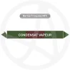 Repérage de tuyauterie Condensat vapeur reperage marqueur tuyauterie vinyle