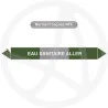 Repérage de tuyauterie Eau sanitaire aller reperage marqueur tuyauterie vinyle