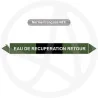 Repérage de tuyauterie Eau de récuperation retour reperage marqueur tuyauterie vinyle