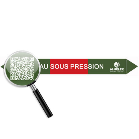 Repérage de tuyauterie avec QR CODE