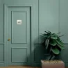 Plaque de porte aluminium brossé : RDC