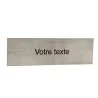 Étiquette gravure laser sur inox 1 ligne