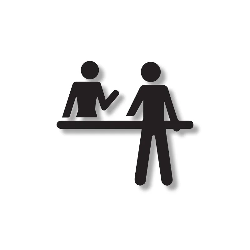 Pictogramme découpé ACCUEIL
