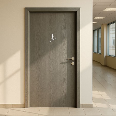 Pictogramme découpé ESCALIERS MONTANT HOMME