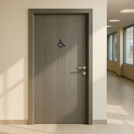 Pictogramme découpé TOILETTES PMR