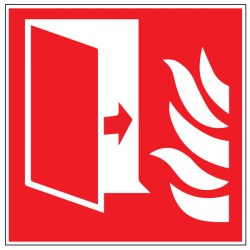 Pictogramme incendie Porte coupe-feu F007