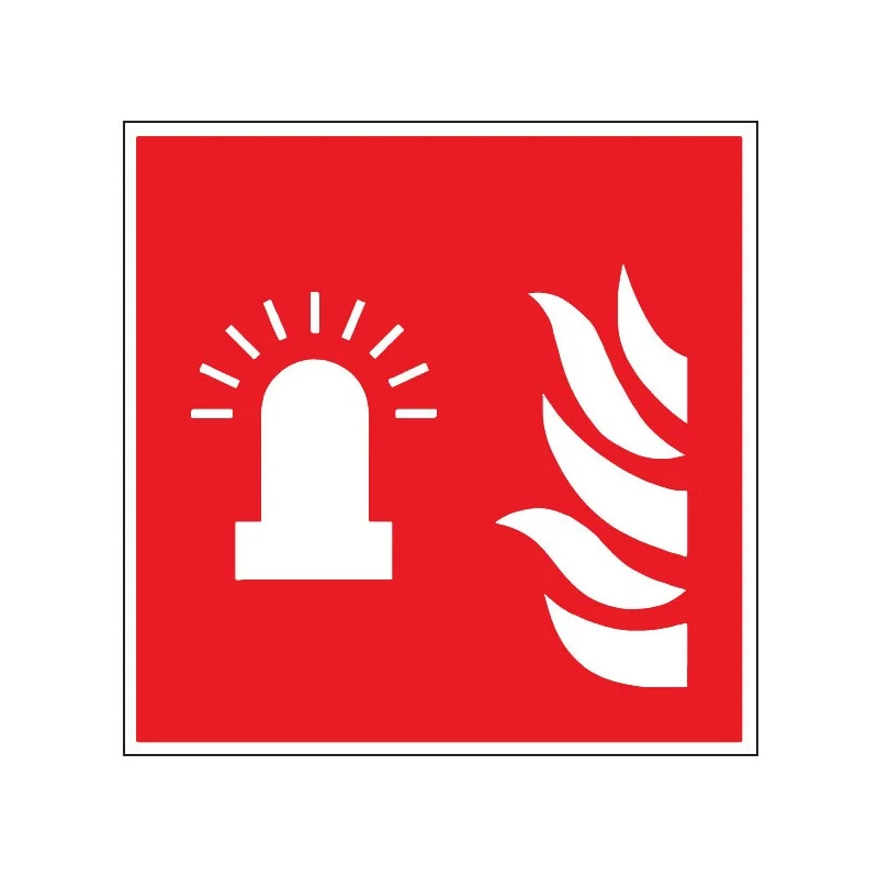 Pictogramme incendie Feu clignotant F018