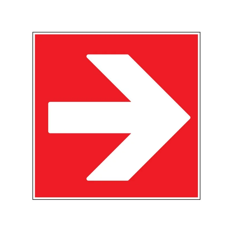 Pictogramme incendie Flèche directionelle 90° droite A090R