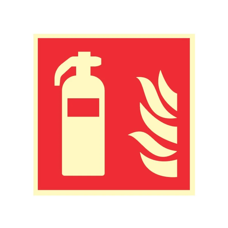 Pictogramme incendie Extincteur F001 - Photoluminescent