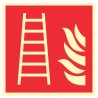 Pictogramme incendie Echelle d'incendie F003 - Photoluminescent