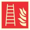 Pictogramme incendie Echelle d'incendie F003 - Photoluminescent