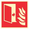 Pictogramme incendie Porte coupe-feu F007 - Photoluminescent