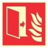 Pictogramme incendie Porte coupe-feu F007 - Photoluminescent
