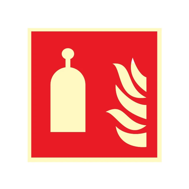Pictogramme incendie Poste de déclencheur à distance F014 - Photoluminescent