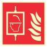 Pictogramme incendie Ascenseur Sapeur Pompier F017 - Photoluminescent