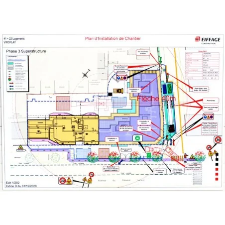 PIC plan technique Plan d'installation de chantier PIC plan technique Plan d'installation de chantier