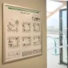 Plan d'intervention avec cadre aluminium