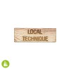 Plaque de porte - Palette recyclée