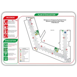 Sécurité incendie Plan d'évacuation sur Forex