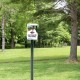 Parc et jardin sans tabac - panneau extérieur durable, A5 à A3, grand format
