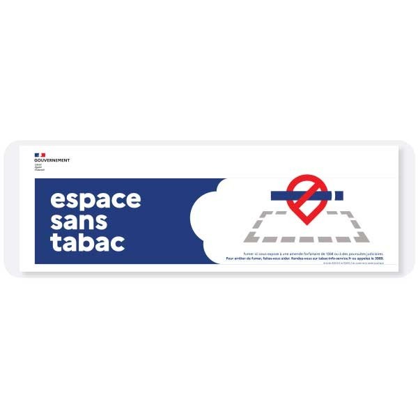 Périmètre 10m sans tabac - panneau officiel extérieur, formats A5 à A3 et grand format