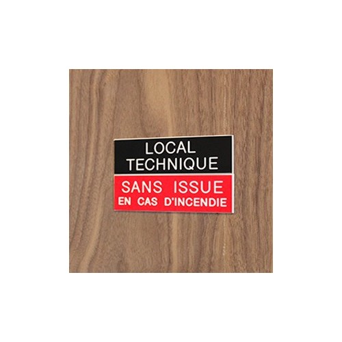 Plaques de portes