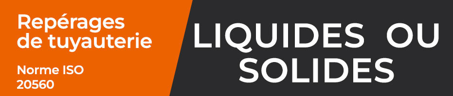 Liquides ou solides, norme ISO 20560