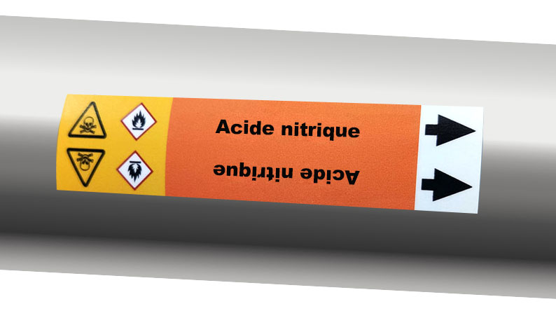 marqueur tuyauterie norme iso 20560