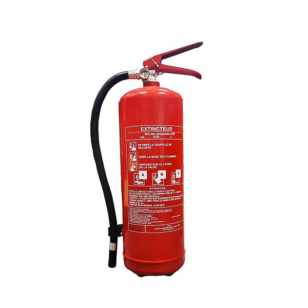 extincteur à eau pulvérisée de 6 kg pour point de charge de véhicule électrique