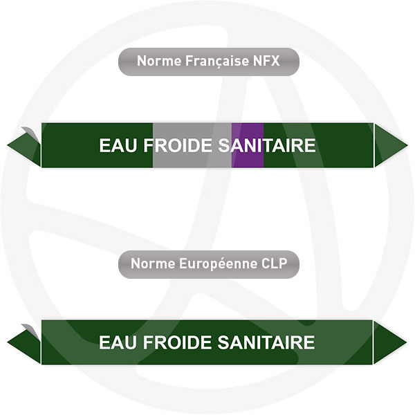 repérage de tuyauterie eau froide sanitaire