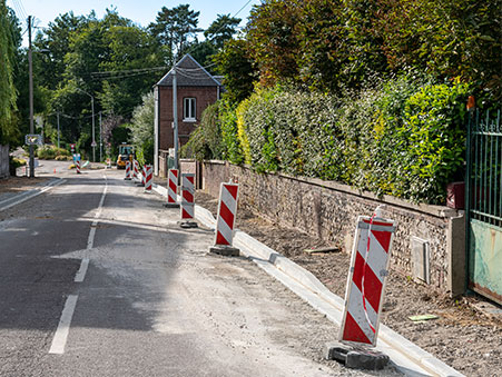 balise d'alignement securité chantier