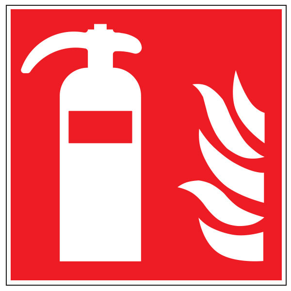 pictogramme ISO 7010 F001 extincteur