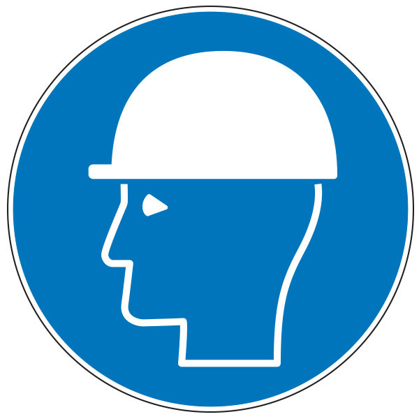 pictogramme ISO 7010 M014 port du casque obligatoire