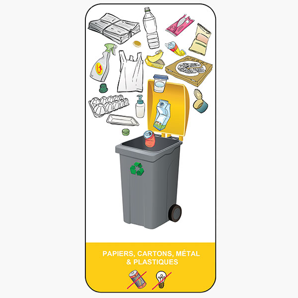Bacs à recyclage – Nouvelle procédure pour la livraison de