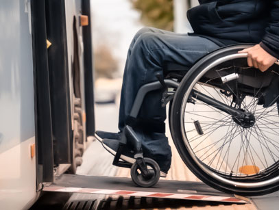 signaletique acces fauteuil roulant bus pmr