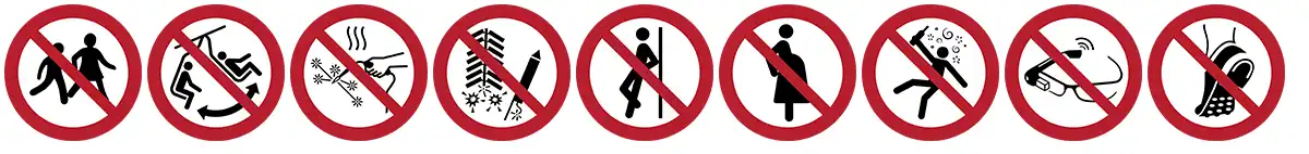 pnneaux interdiction avec nouveaux pictogrammes