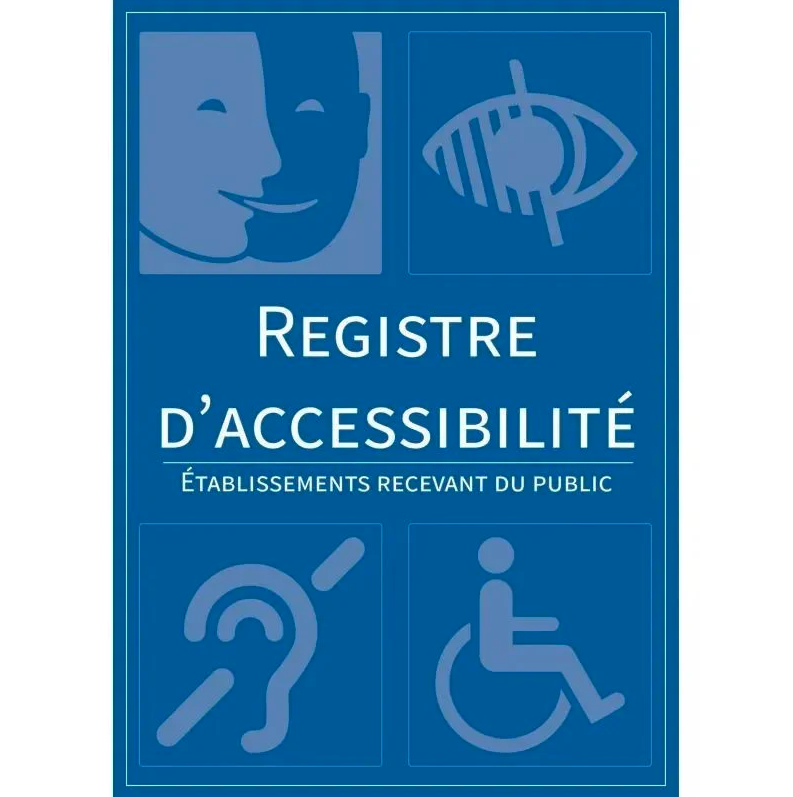 Registre public d’accessibilité mis à disposition dans un ERP