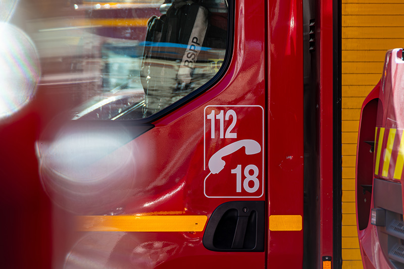 camion de pompier secours incendie