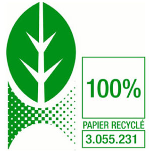 logo apur carton et papier recyclé