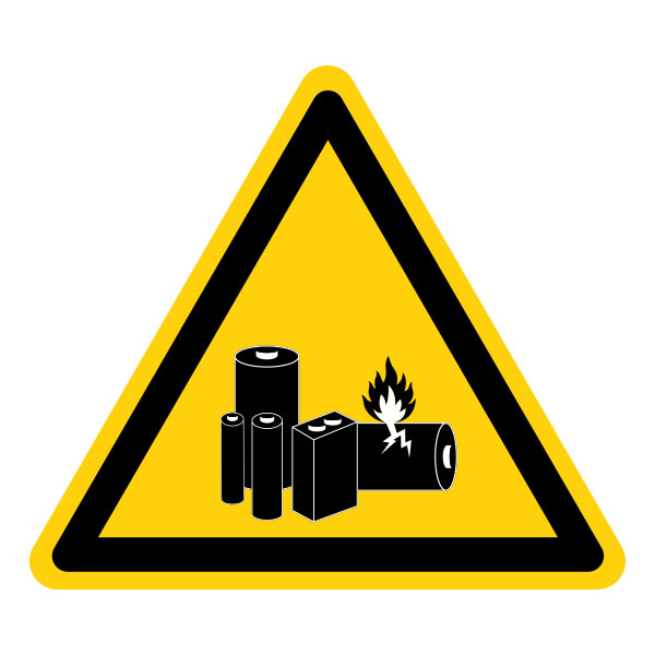 danger batterie inflammable