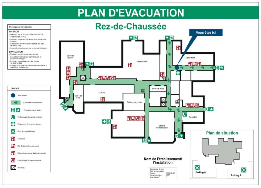 pal évacuation NFX 08 070