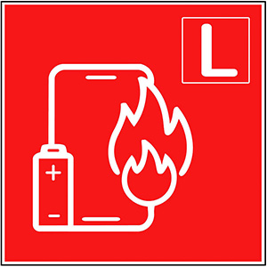 classe de feu L lithium