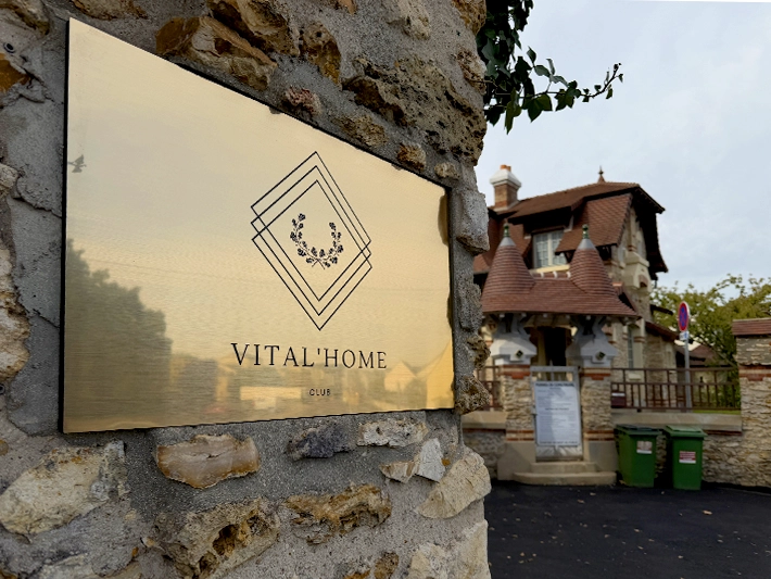 signalétique accueil de la résidence