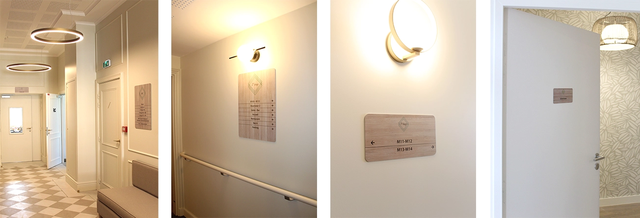 signaletique intérieure panneaux directionnels