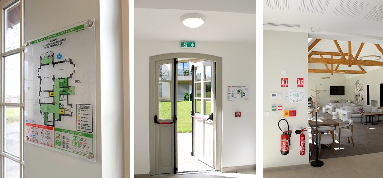signaletique de sécurité ERP résidence seniors