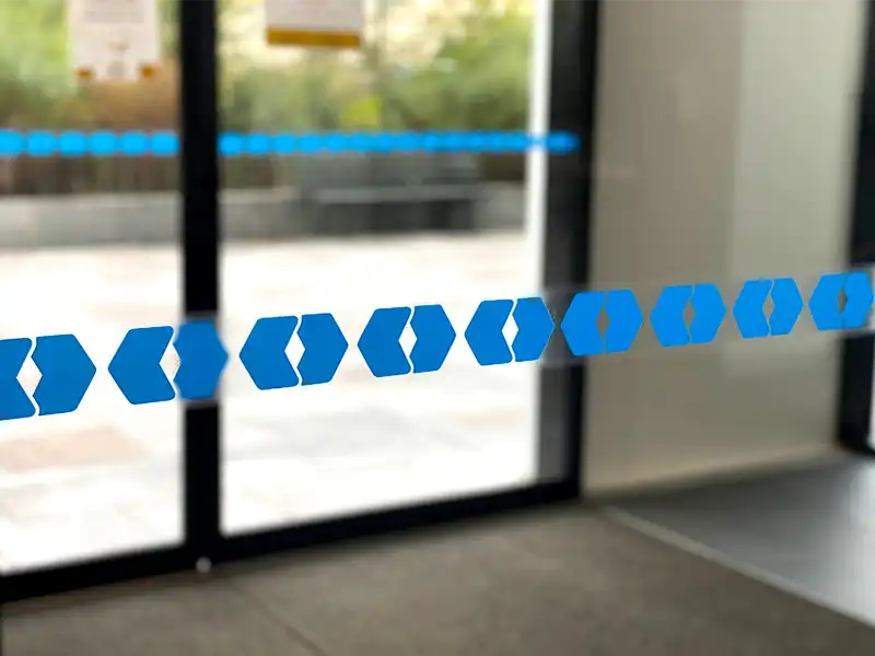 vitrophanie vinyle teinté dans la masse