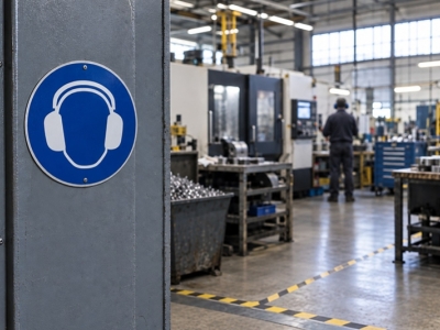 Signalisation des zones de bruit en entreprise : seuils et pictogrammes